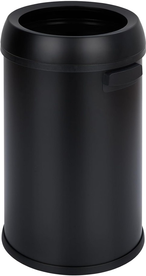 17 Gallon Round Open Top Trash Can Commercial Grade Heavy Gauge Trash Bin
