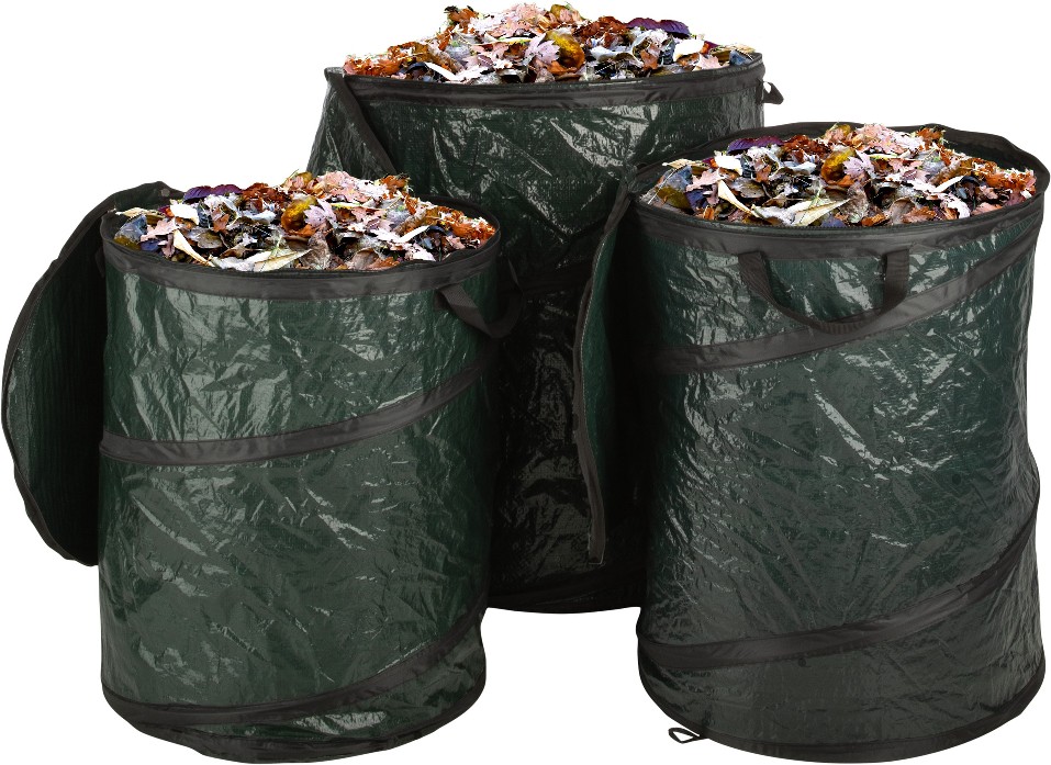 Gallon Green Steel Outdoor Detached Lid Trash Can