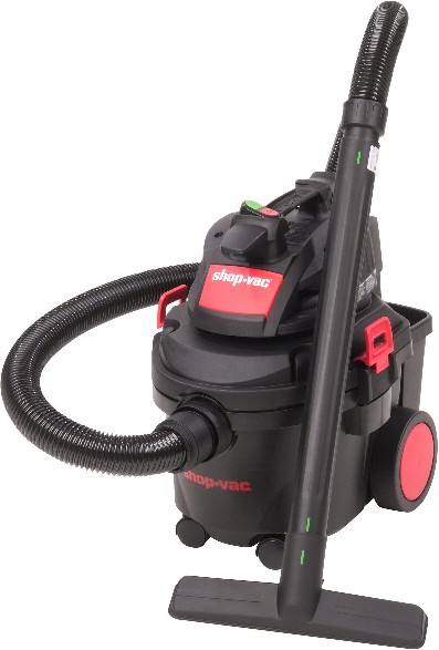4-Gallon 6 HP Corded Wet/Dry Shop Vacuum with Accessories Included