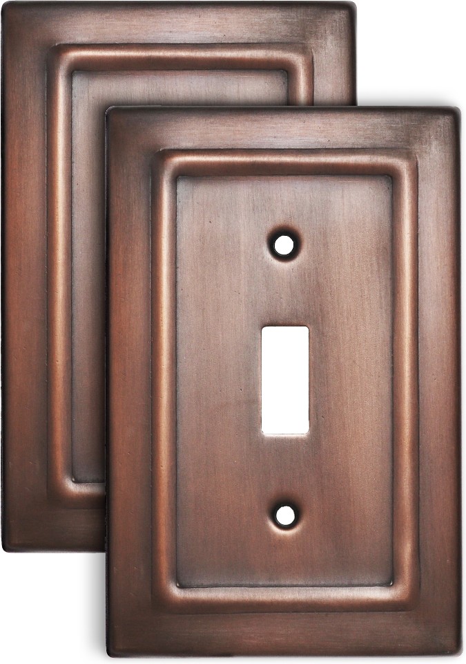 Architectural Standard Size Metal Indoor Toggle Wall Plate 2