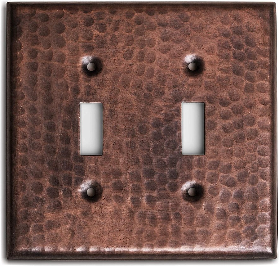 Standard Size Metal Indoor Toggle Wall Plate
