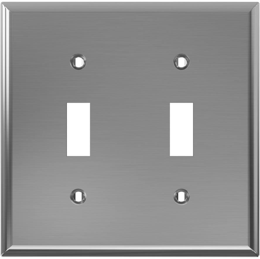 Standard Size Stainless steel Stainless steel Indoor Toggle Wall Plate 10