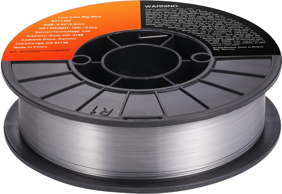 10-lb 0.030-in All positions Flux wire