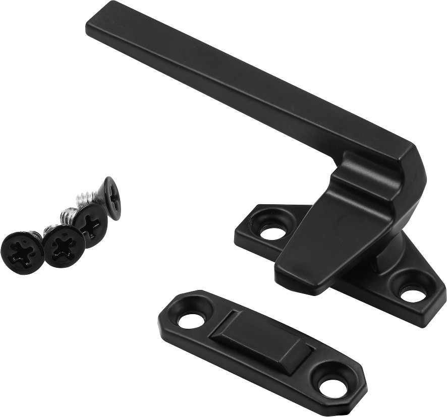 1-1/2-in Black Zinc Sliding Window Sash Lock