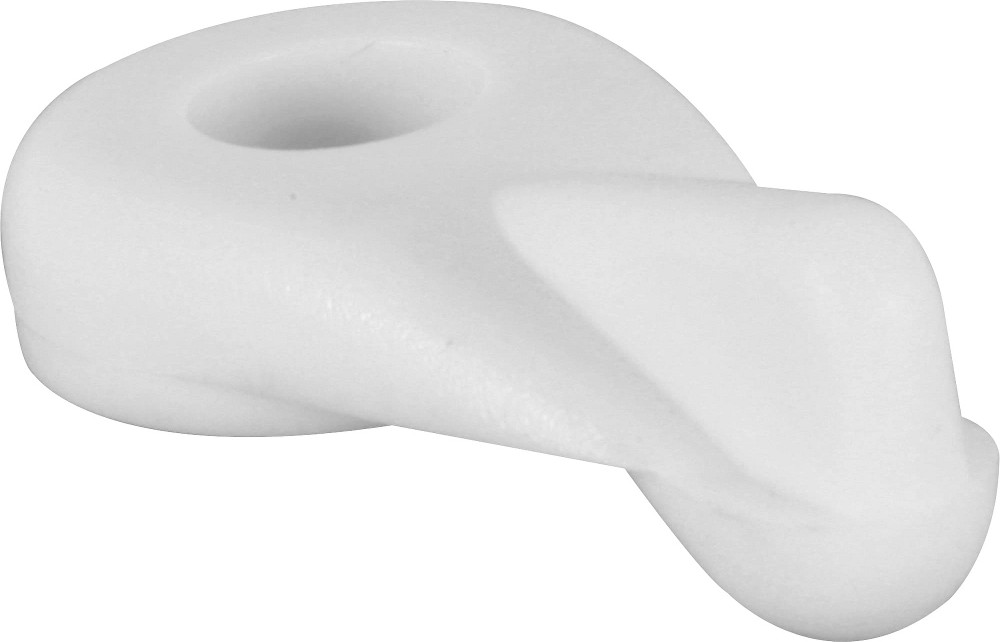 1000 -Pack White Flush Clip