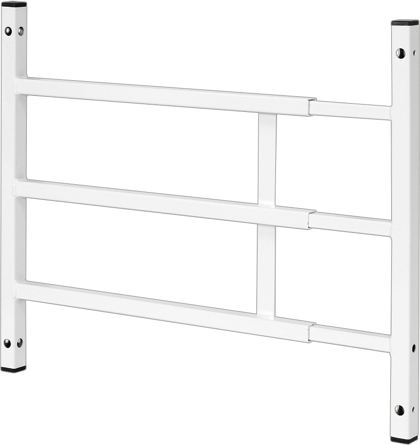 13-in x 15.25-in White Steel Fixed Window Security Bar