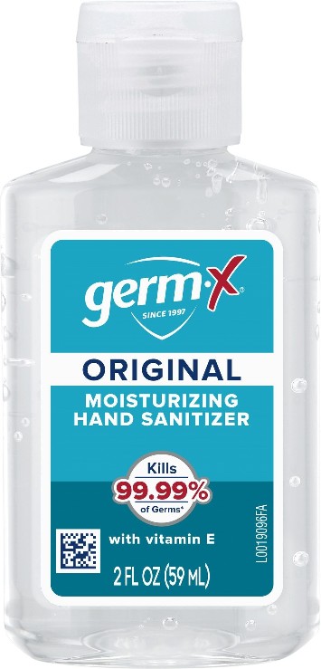 2-oz Subtle and Refreshing Scented Hand sanitizer bottle Gel