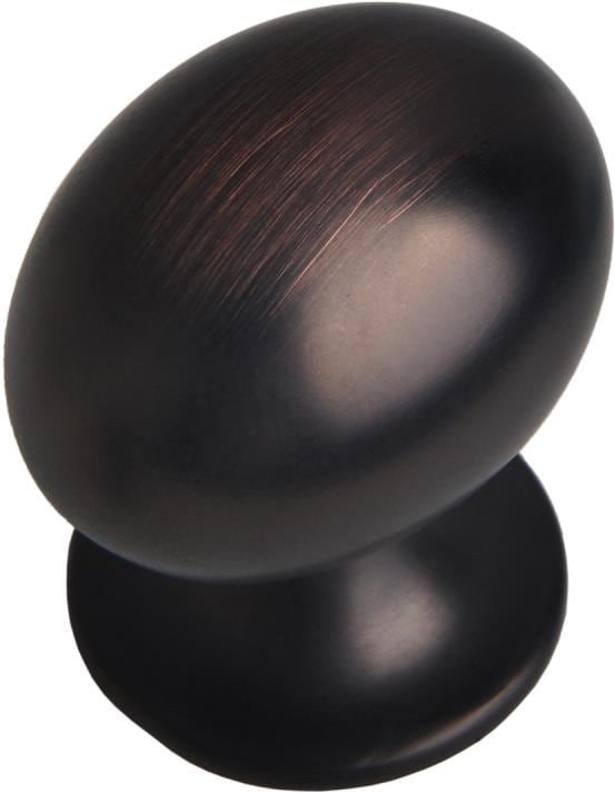1-3/10-in Oil rubbed bronze Oval Modern Cabinet Knob
