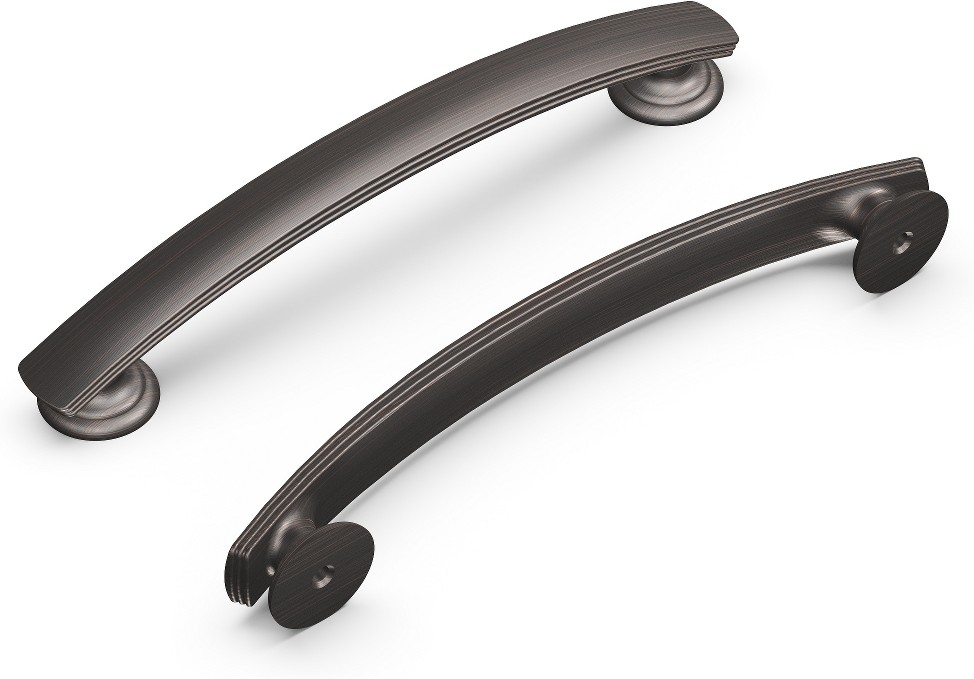 American Diner 5-1/16-in , 128mm Center to Center Vintage Bronze Arch Handle Drawer Pulls 10 -Pack