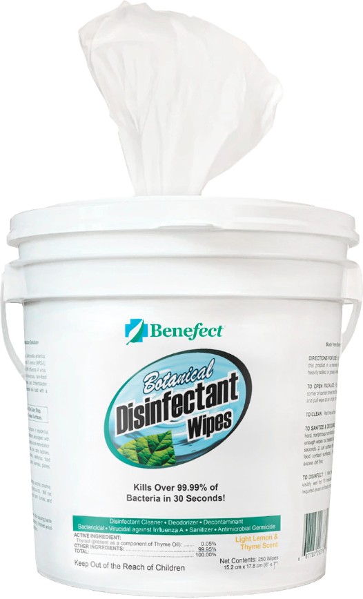 250 -Count Light Lemon and Thyme Scent Disinfectant Liquid/Wipes All-Purpose Cleaner 250 -Pack