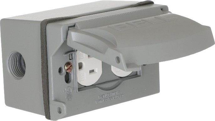 Bell 1 -Gang Aluminum Weatherproof New work Rectangular Electrical Box