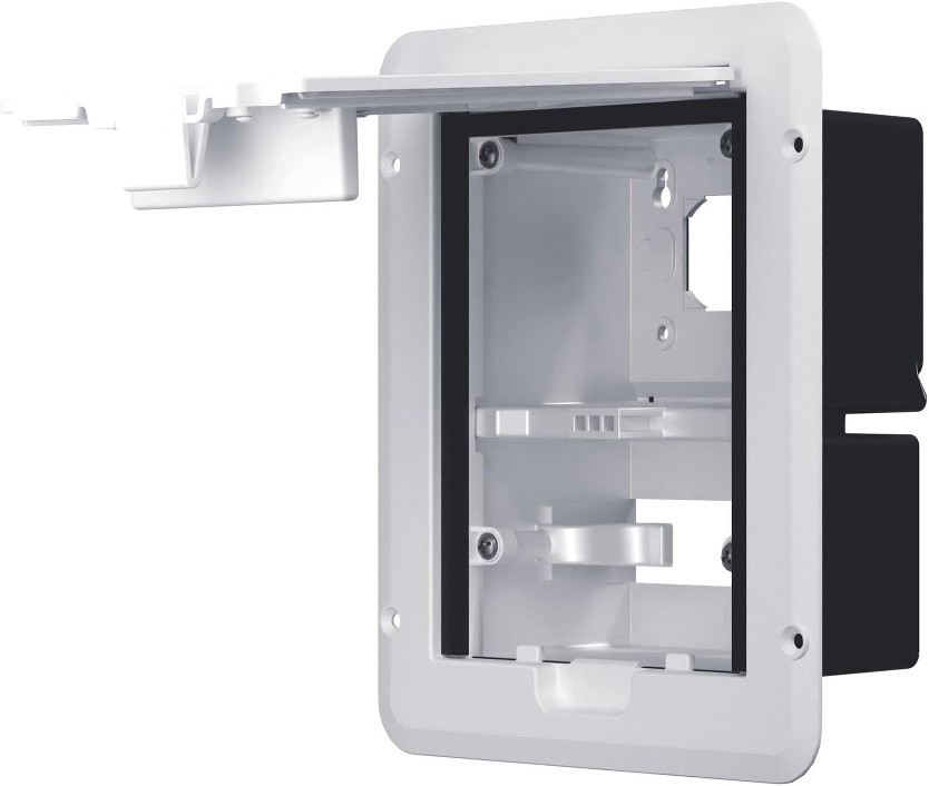 Non-metallic White 1 -Outlet Weatherproof Electrical Outlet Cover