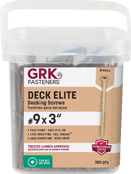 #9 x 3-in Wood to wood Deck Screws ( 350 -Per Box )