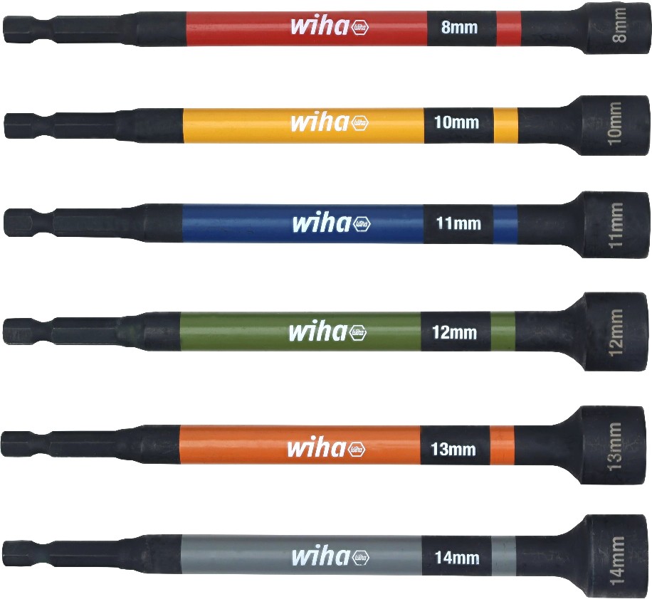 Color Coded Magnetic 8mm x 6-in Nut Driver