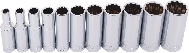 3/8-in Drive Deep Socket Set 11s