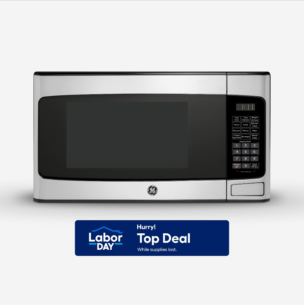 1.1-cu ft Medium 950 -Watt Countertop Microwave ( Stainless Steel )