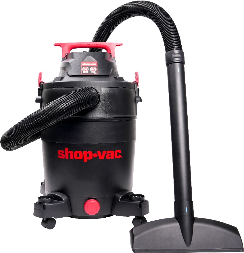 14-Gallon 6 HP Corded Wet/Dry Shop Vacuum with Accessories Included