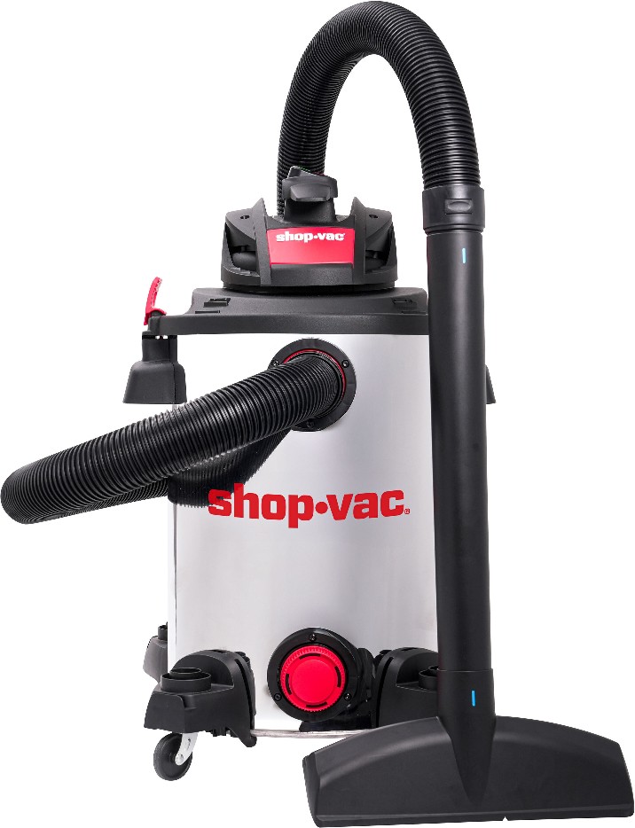 12-Gallon 6.5 HP Corded Wet/Dry Shop Vacuum with Accessories Included