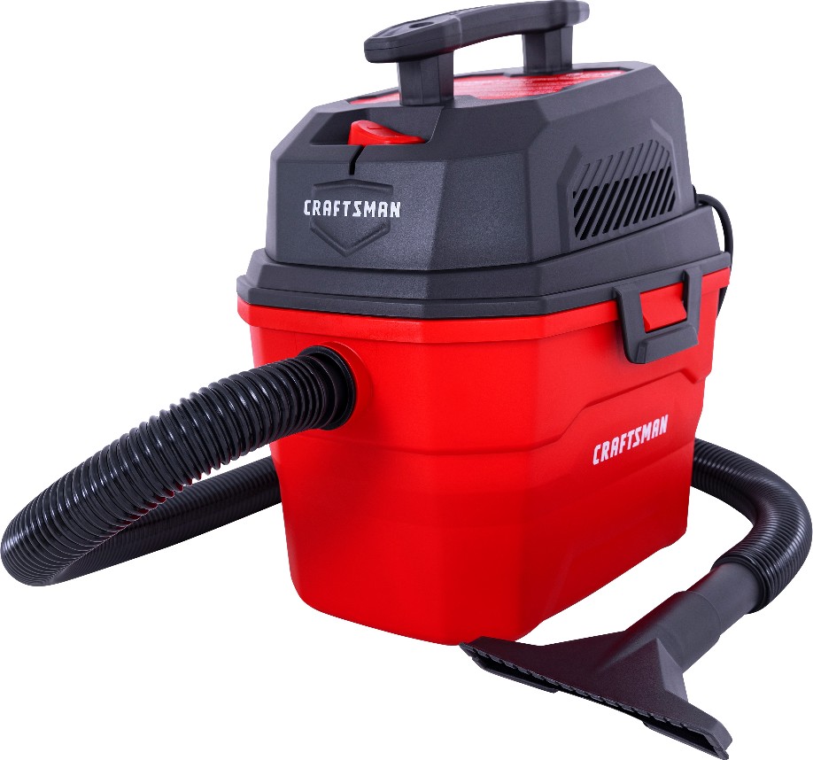 3-Gallon 3 HP Corded Wet/Dry Shop Vacuum with Accessories Included