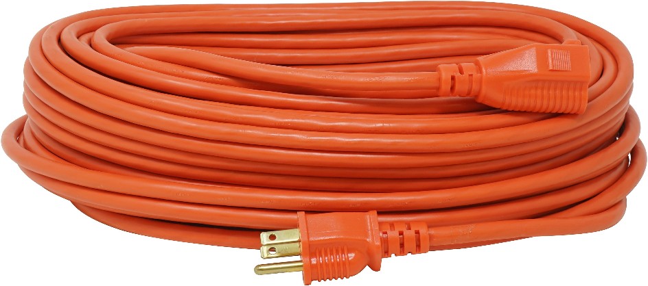 100-ft 16 / 3 3 Prong Orange Indoor SJTW Light Duty General Extension Cord