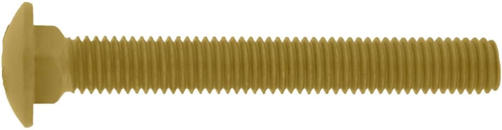 3/8-in x 4-in Coated Coarse Thread Exterior Carriage Bolt