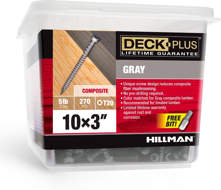 #10 x 3-in Composite Deck Screws ( 270 -Per Box )