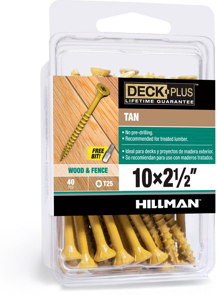 #10 x 2-1/2-in Wood to wood Deck Screws ( 40 -Per Box )