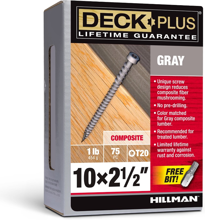 #10 x 2-1/2-in Composite Deck Screws ( 75 -Per Box )