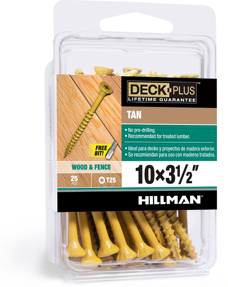 #10 x 3-1/2-in Wood to wood Deck Screws ( 25 -Per Box )