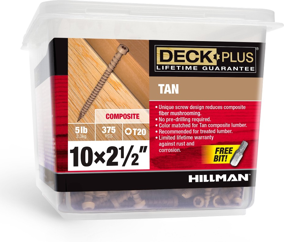 #10 x 2-1/2-in Composite Deck Screws ( 375 -Per Box )