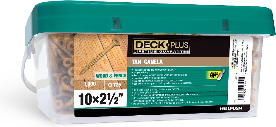 #10 x 2-1/2-in Wood to wood Deck Screws ( 1000 -Per Box )
