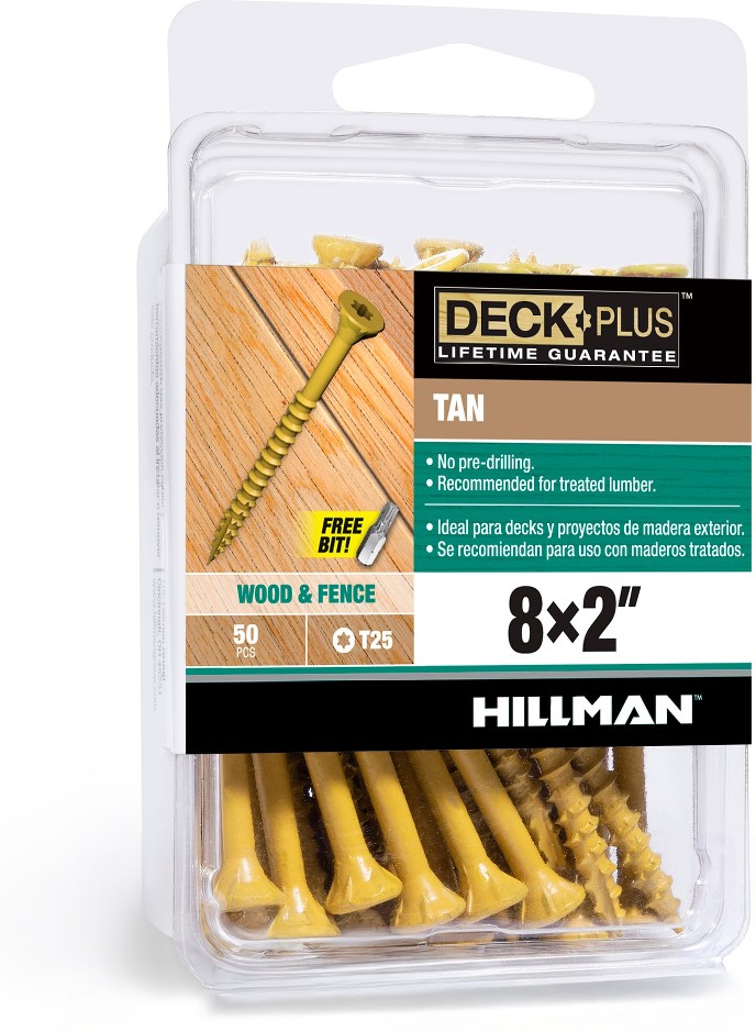 #8 x 2-in Wood to wood Deck Screws ( 50 -Per Box )