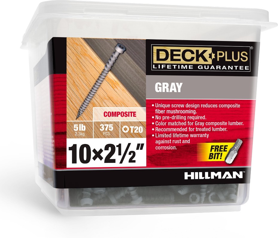 #10 x 2-1/2-in Composite Deck Screws ( 375 -Per Box )
