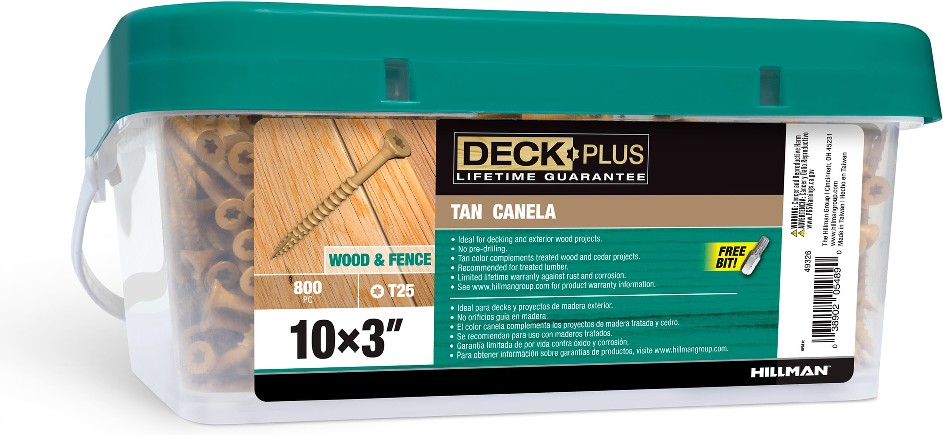 #10 x 3-in Wood to wood Deck Screws ( 800 -Per Box )