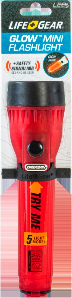 Glow 15-Lumen 5 -Adjustable Mode LED Flashlight