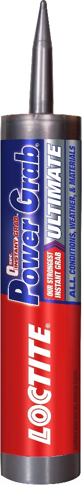 Power Grab Polymer-based White Multi-use Interior/Exterior Construction Adhesive ( 10-fl oz Fluid Oz)