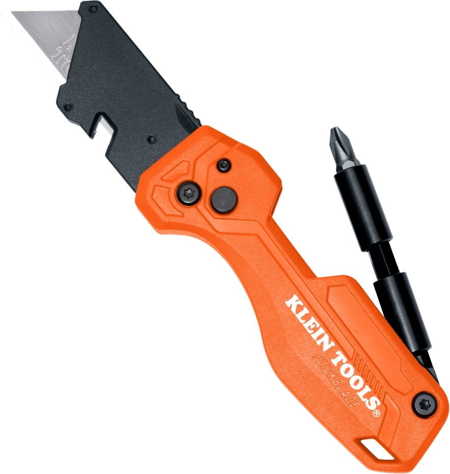 Folding Utility Knife With Driver