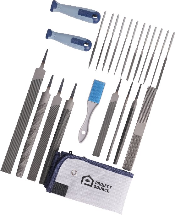 9-in Multi-cut Coarse Tooth Set Flat Half round Knife Round Square Triangle File