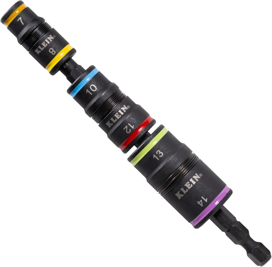 6-in-1 Impact Rated Flip Socket Set, Metric