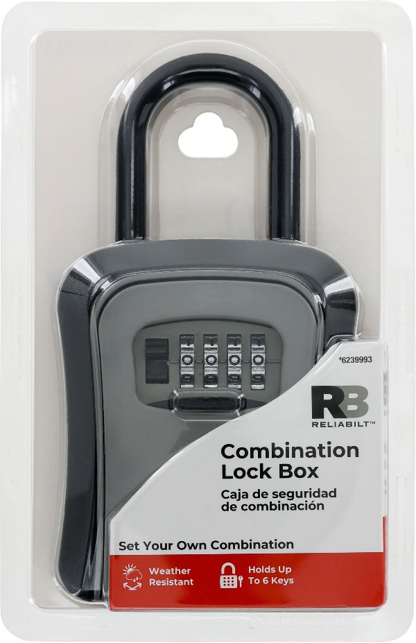 Door Knob Combination Lock Box