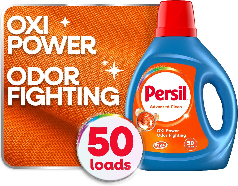 Advanced Clean Oxi+Odor HE Laundry Detergent 50 Loads 84 -fl oz