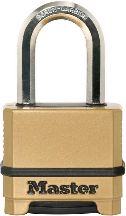 Heavy Duty Outdoor Resettable Combination Padlock, 2-in Wide x 1-1/2-in Shackle