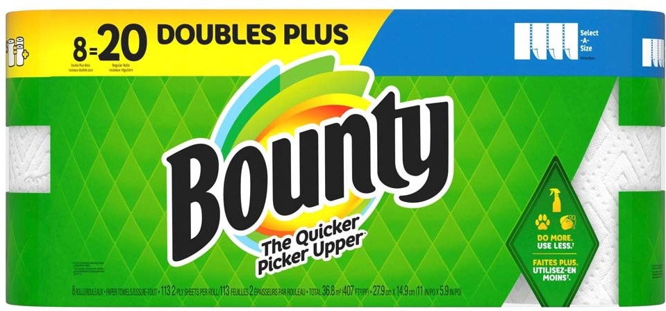 Doubles Plus Select-a-Size 8 -Count Paper Towels