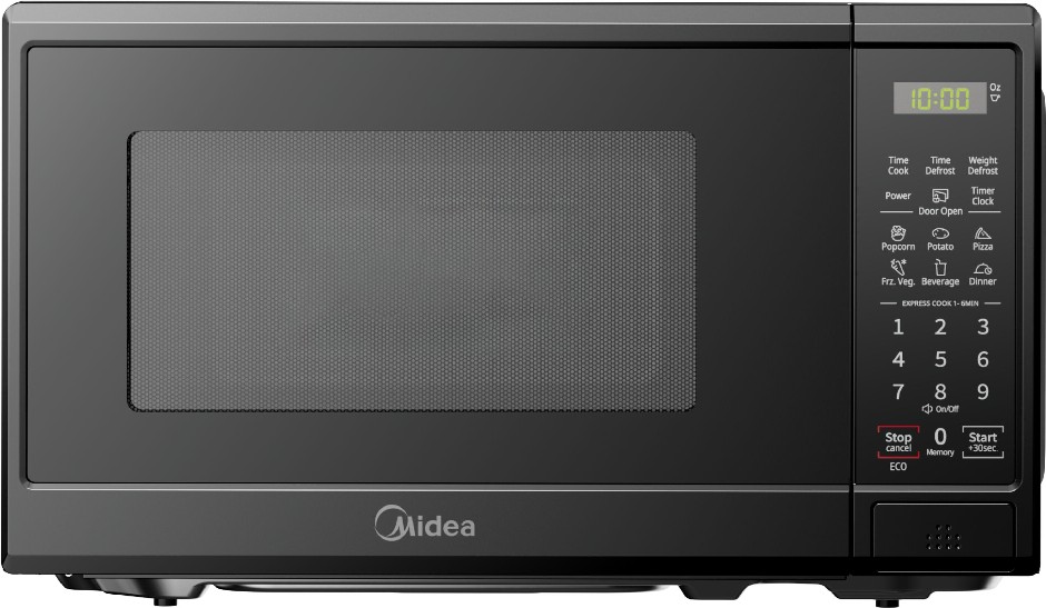 0.7-cu ft Small 700 -Watt Countertop Microwave ( Black )