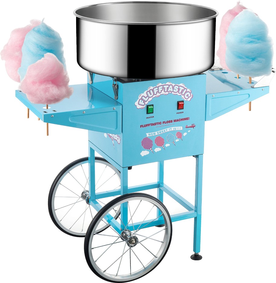 Blie Floor Cotton candy machine cart ( 1000 -Watt )