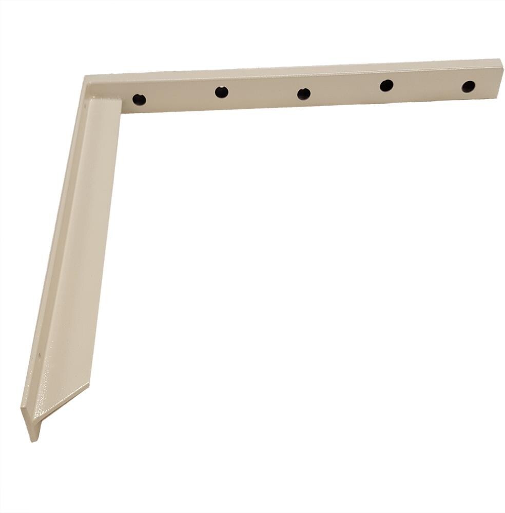 Hybrid bracket 18-in x 1.5-in x 18-in White Steel Countertop support bracket