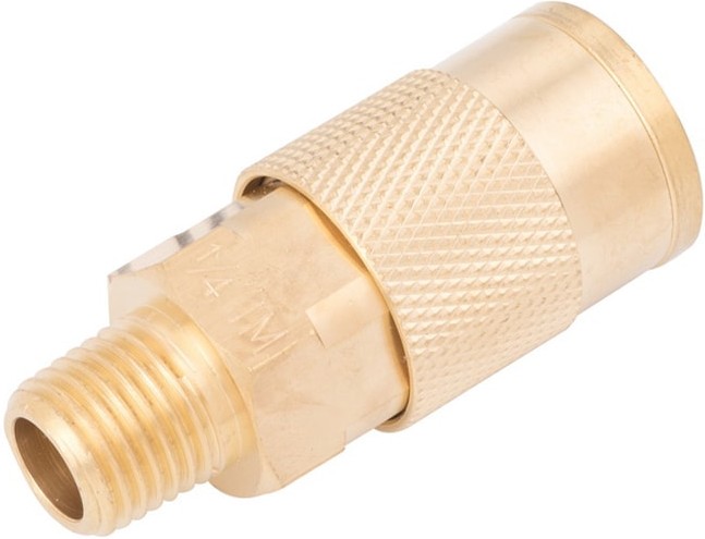 Coupler (M) 1/4-in Industrial