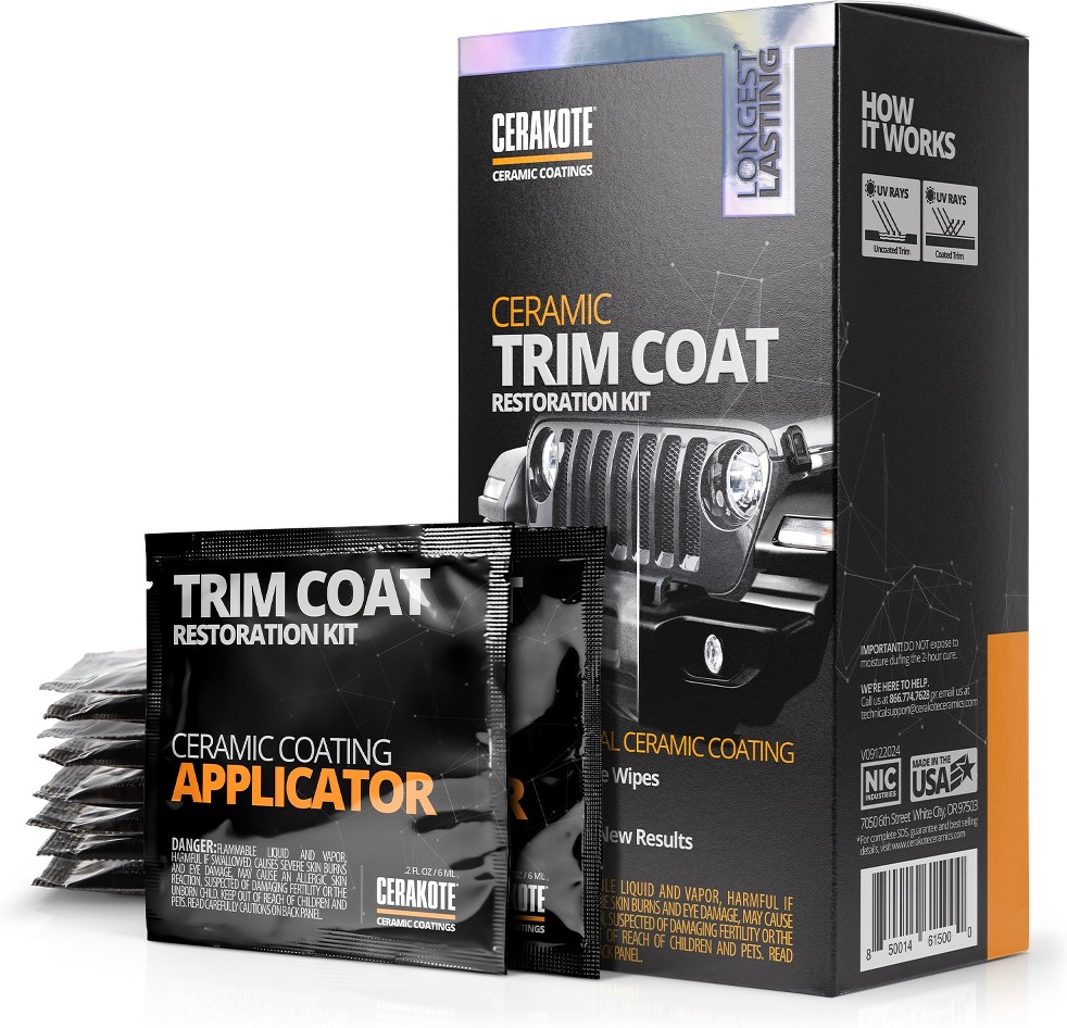 Ceramic Trim Coat 1 -Count Pads Car Exterior Cleaner