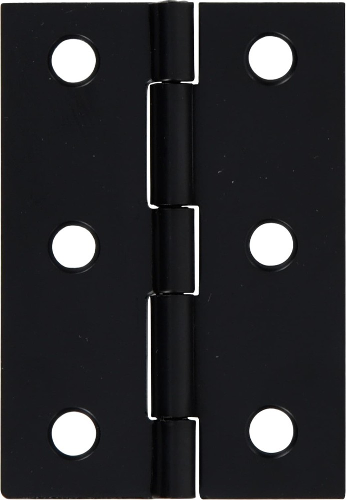 180-Degree Broad Surface Black Cabinet Hinge, 1 Pair(s) 2 -Pieces