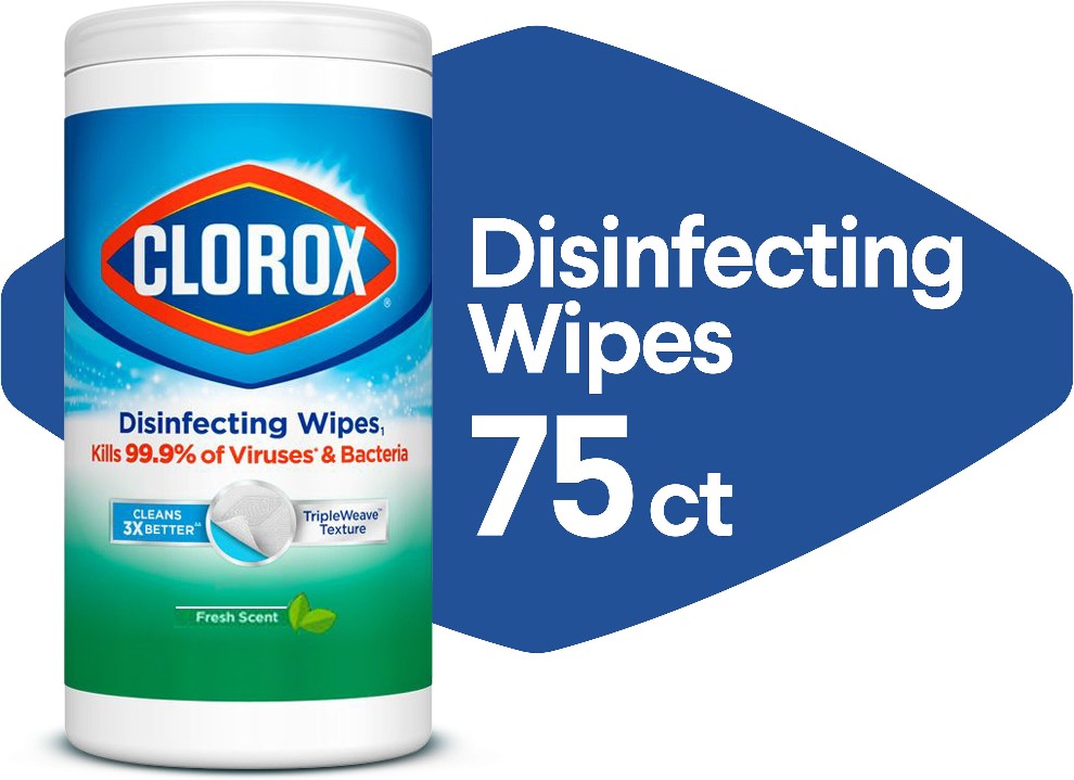 75 -Count Fresh Disinfectant Wipes All-Purpose Cleaner